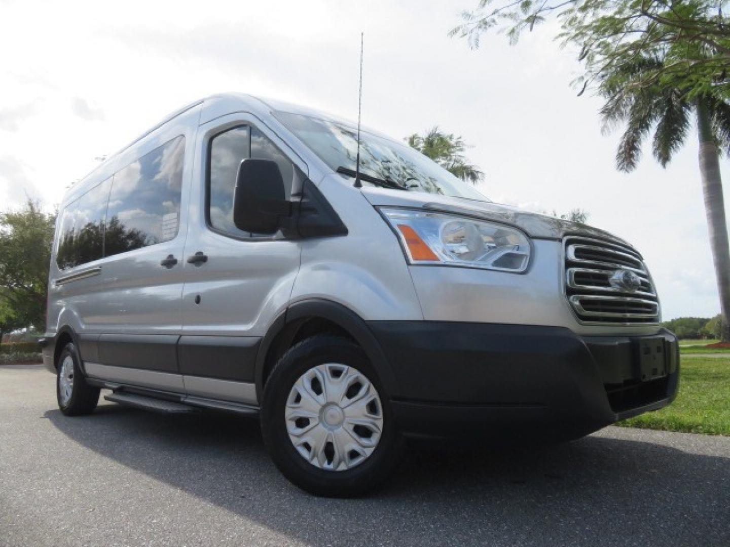 2015 Silver /Gray Ford Transit (1FBZX2CG0FK) , located at 4301 Oak Circle #19, Boca Raton, FL, 33431, (954) 561-2499, 26.388861, -80.084038 - Photo#1